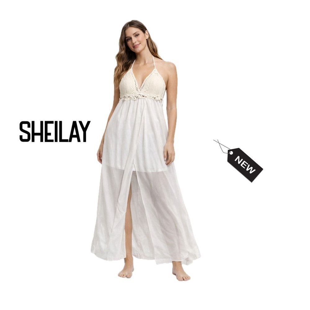 NWT sheilay white Sun dress